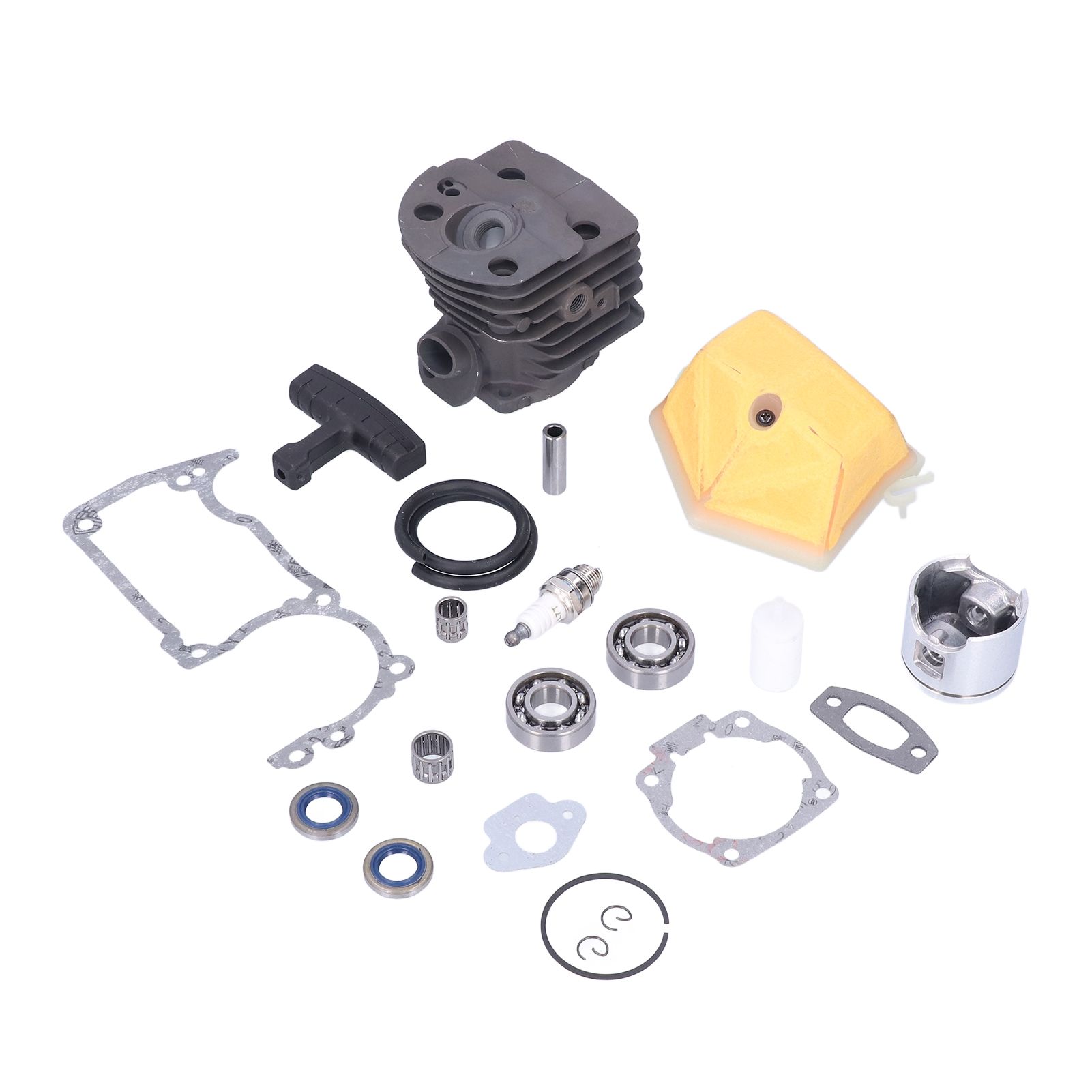 46mm Cylinder Piston Spark Plug Fuel Filter Kit Garden Chainsaw Accessory Fit for Husqvarna 55 51 3 46mm Cylinder Piston Spark Plug Fuel Filter Kit Garden Chainsaw Accessory Fit for Husqvarna 55 51 - Image 3