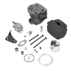 Alternative view of 46mm Cylinder Piston Carburetor Spark Plug Gasket Set Replacement Fit for Husqvarna 55 51 Chainsaw