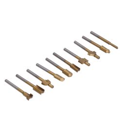 10pcs Carpentry Router Bits Carbide Rotary Burr Set for DIY Woodworking Carving Engraving Drilling 17 V1294 YM0523 3111210398211 02
