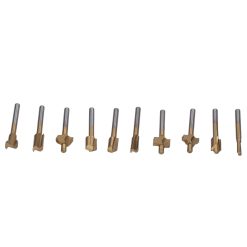 10pcs Carpentry Router Bits Carbide Rotary Burr Set for DIY Woodworking Carving Engraving Drilling 22 V1294 YM0523 3111210398211 07