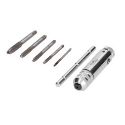 Alternative view of Ratchet Tap Wrench Rigid Hold 3 Positions Gear Box Adjustable Various Tap Sizes T Handle Tap Wrench for Faucet Reamer
