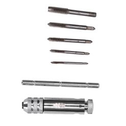 Ratchet Tap Wrench Rigid Hold 3 Positions Gear Box Adjustable Various Tap Sizes T Handle Tap Wrench for Faucet Reamer 18 V1294 YM0523 3111210400711 03