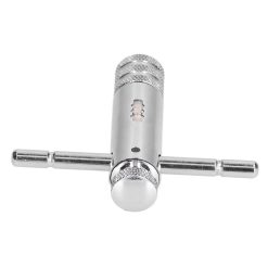 Ratchet Tap Wrench Rigid Hold 3 Positions Gear Box Adjustable Various Tap Sizes T Handle Tap Wrench for Faucet Reamer 22 V1294 YM0523 3111210400711 07