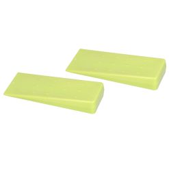 2 Pcs Chainsaw Wedges 8 Inch Green Chainsaw Felling Cutting Wedges Log Splitter Wedges 17 V1294 YM0523 3111210402411 02