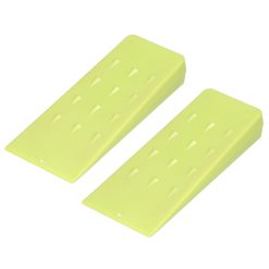 2 Pcs Chainsaw Wedges 8 Inch Green Chainsaw Felling Cutting Wedges Log Splitter Wedges 24 V1294 YM0523 3111210402411 09