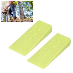 2 Pcs Chainsaw Wedges 8 Inch Green Chainsaw Felling Cutting Wedges Log Splitter Wedges 25 V1294 YM0523 3111210402411 10