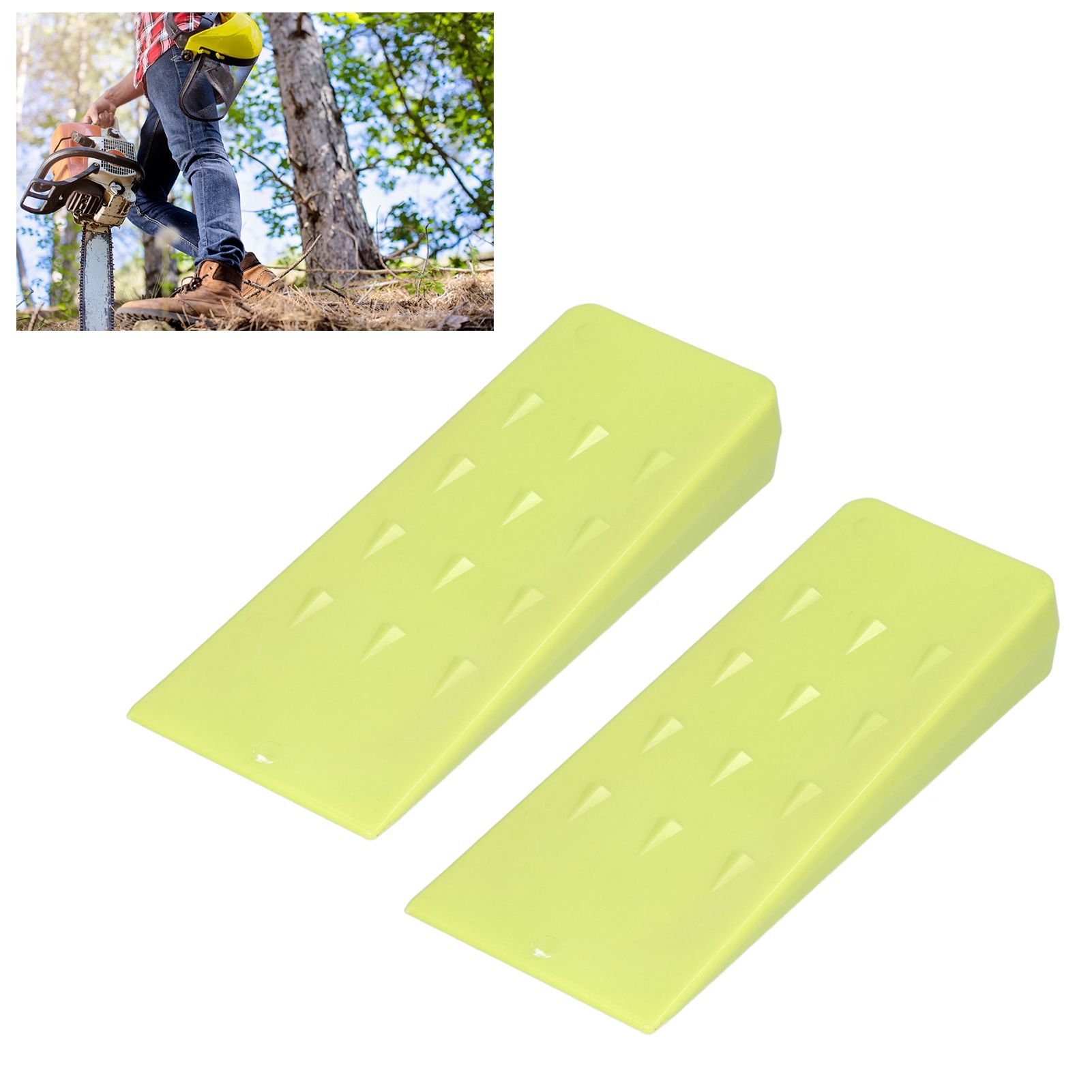 2 Pcs Chainsaw Wedges 8 Inch Green Chainsaw Felling Cutting Wedges Log Splitter Wedges 11 2 Pcs Chainsaw Wedges 8 Inch Green Chainsaw Felling Cutting Wedges Log Splitter Wedges - Image 11