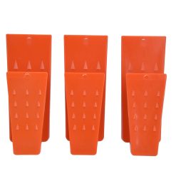 Alternative view of 6pcs Chainsaw Wedges Increasing Friction Red Durable Plastic Tree Cutting Supplies for Woodworking