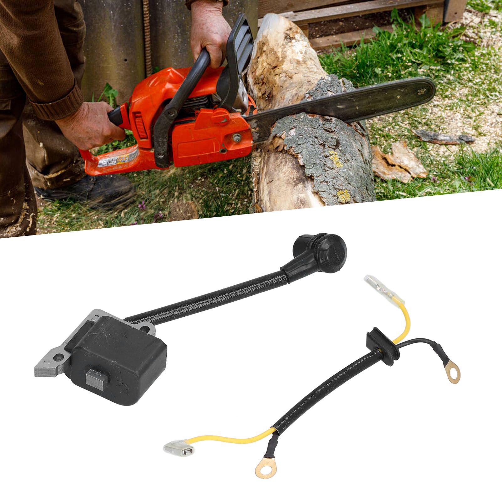 Ignition Coil Chainsaw Ignition Coil with Wire for JONSERED Chainsaw 30039143 545199901 545063901 530039239 11 Ignition Coil Chainsaw Ignition Coil with Wire for JONSERED Chainsaw 30039143 545199901 545063901 530039239 - Image 11
