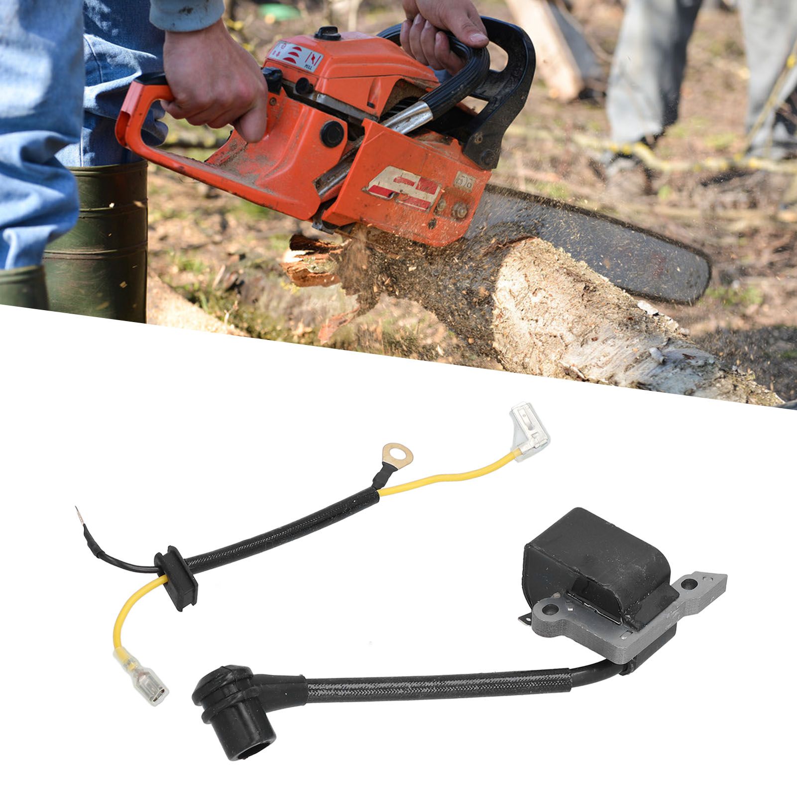 Ignition Coil Chainsaw Ignition Coil with Wire for JONSERED Chainsaw 30039143 545199901 545063901 530039239 12 Ignition Coil Chainsaw Ignition Coil with Wire for JONSERED Chainsaw 30039143 545199901 545063901 530039239 - Image 12