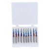 10Pcs Router Bits Tungsten Steel Spiral Flute Milling Cutter Tool with Plating Blue for Wood PVC Nylon