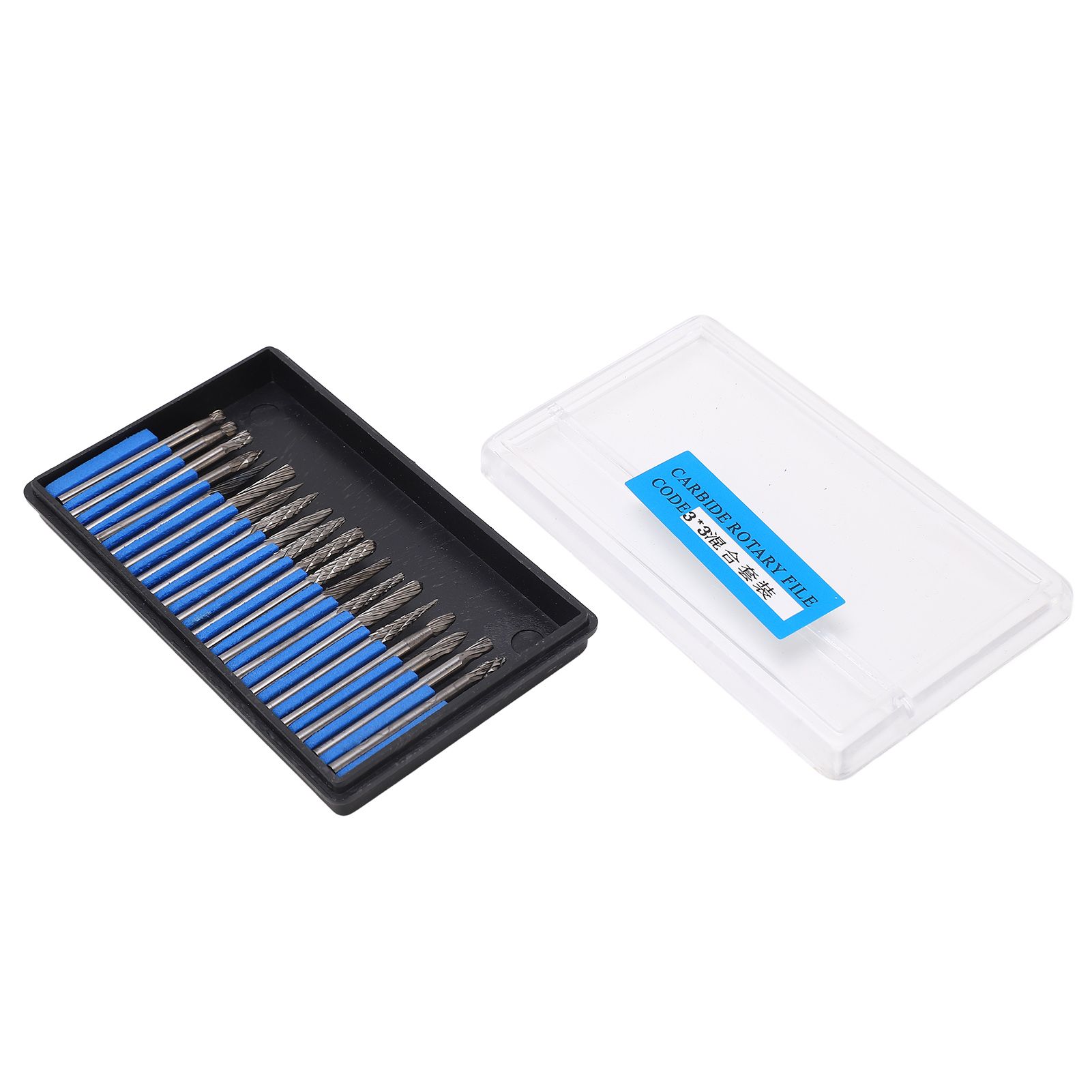 20pcs Rotary Burr Set 3mm Shank Tungsten Steel for Woodworking Carving Polishing Grinding 6 20pcs Rotary Burr Set 3mm Shank Tungsten Steel for Woodworking Carving Polishing Grinding - Image 6