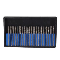 20pcs Rotary Burr Set 3mm Shank Tungsten Steel for Woodworking Carving Polishing Grinding 21 V1294 YM0523 3111210412911 06