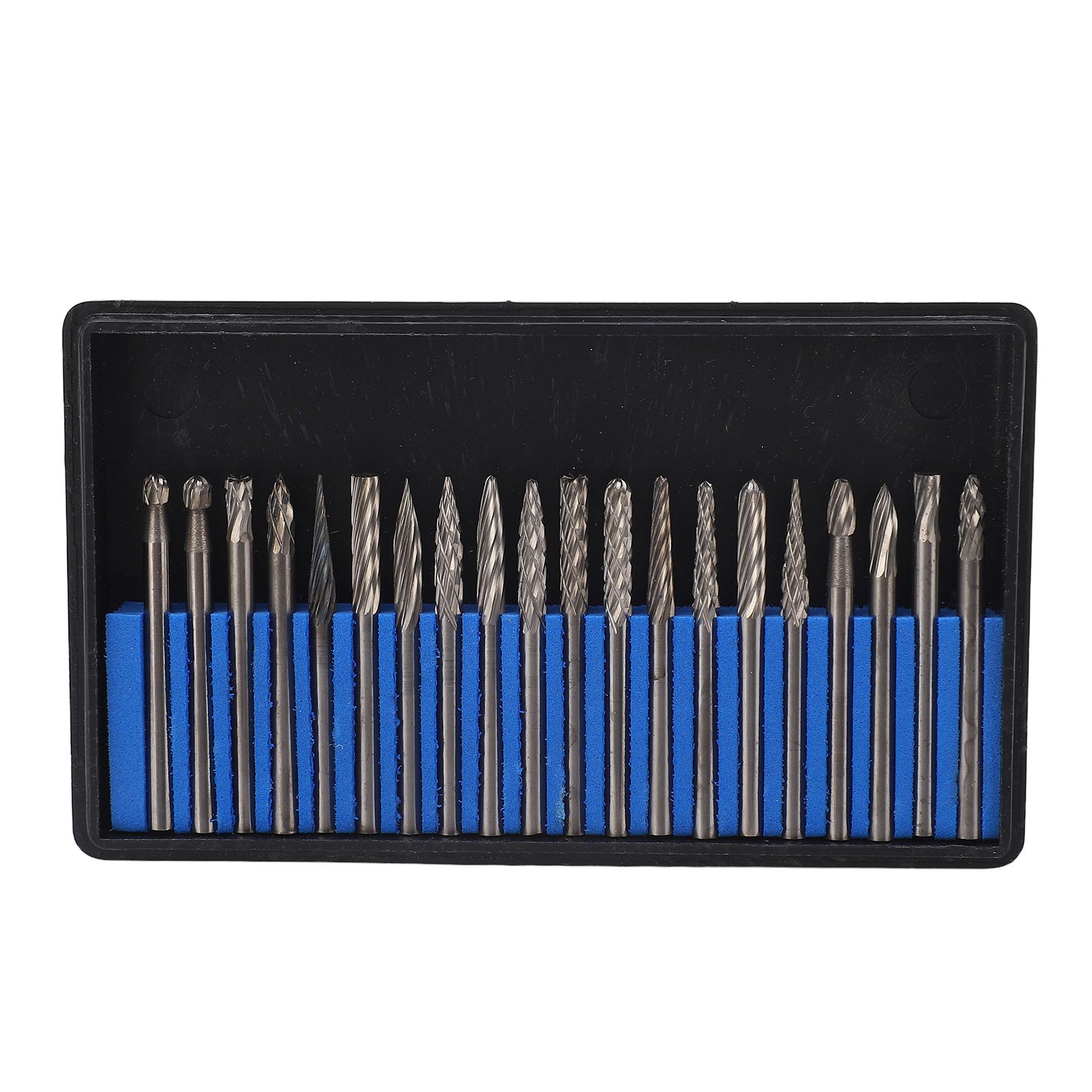 20pcs Rotary Burr Set 3mm Shank Tungsten Steel for Woodworking Carving Polishing Grinding 7 20pcs Rotary Burr Set 3mm Shank Tungsten Steel for Woodworking Carving Polishing Grinding - Image 7