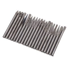 20pcs Rotary Burr Set 3mm Shank Tungsten Steel for Woodworking Carving Polishing Grinding 23 V1294 YM0523 3111210412911 08