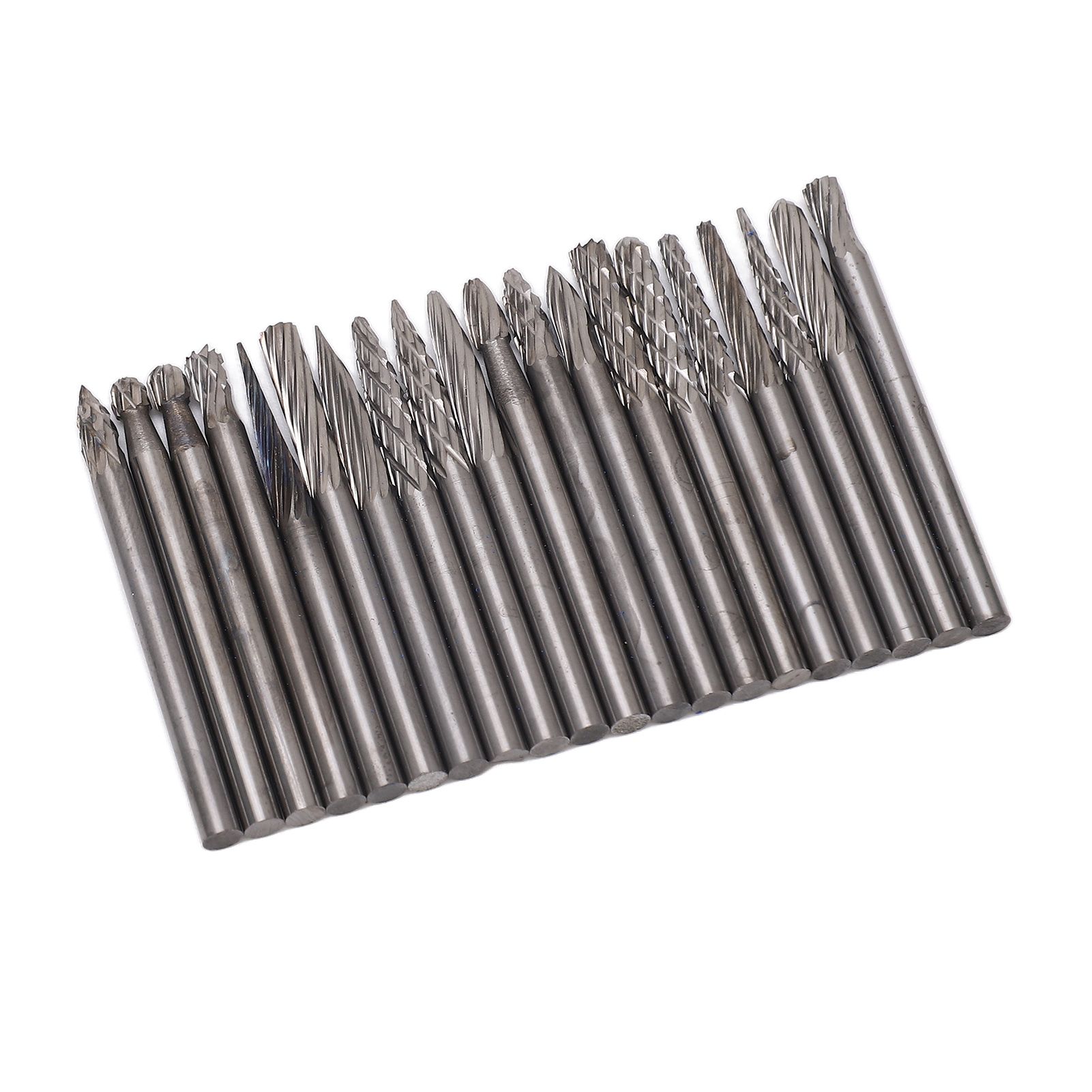 20pcs Rotary Burr Set 3mm Shank Tungsten Steel for Woodworking Carving Polishing Grinding 10 20pcs Rotary Burr Set 3mm Shank Tungsten Steel for Woodworking Carving Polishing Grinding - Image 10