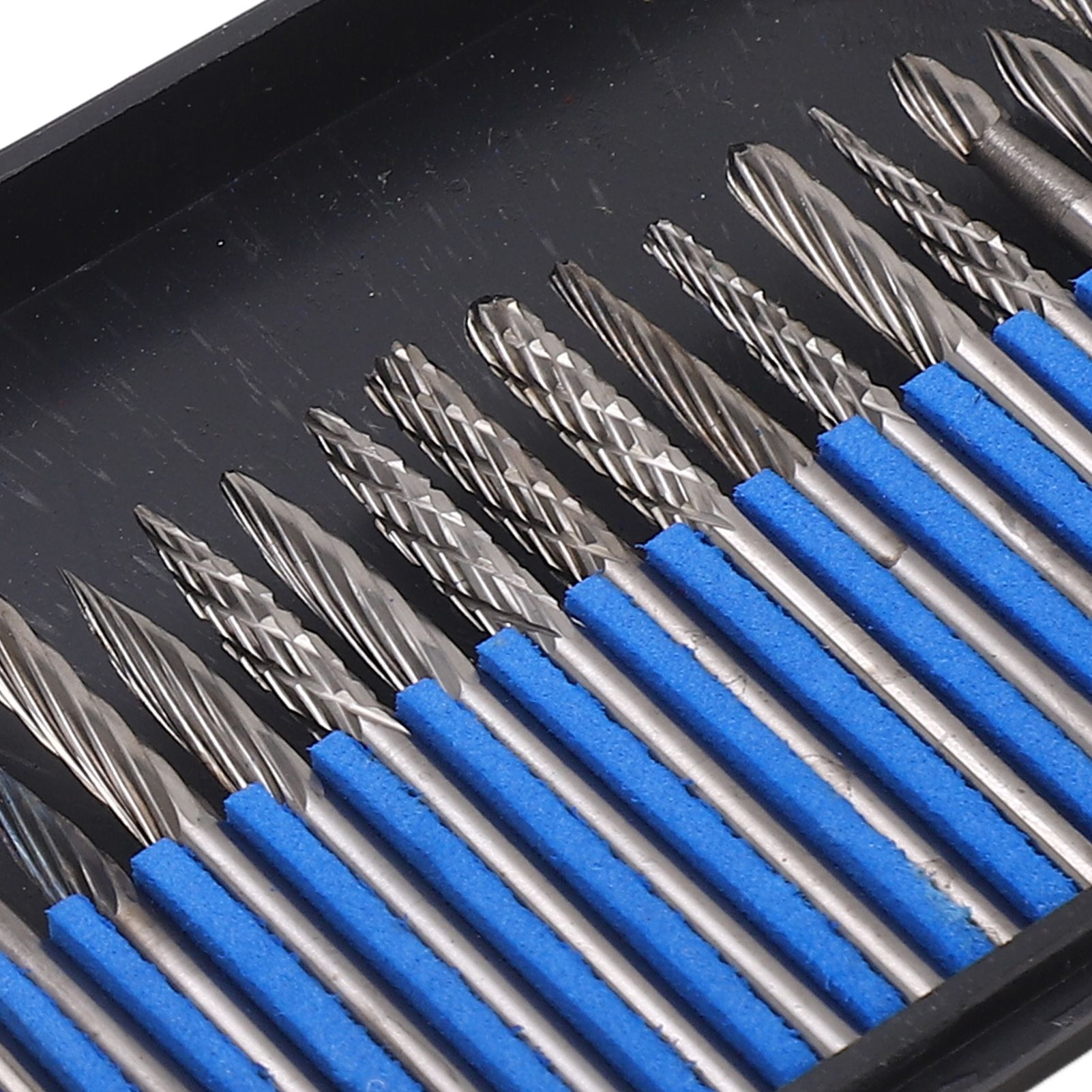 20pcs Rotary Burr Set 3mm Shank Tungsten Steel for Woodworking Carving Polishing Grinding 13 20pcs Rotary Burr Set 3mm Shank Tungsten Steel for Woodworking Carving Polishing Grinding - Image 13