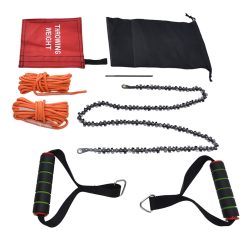 High Reach Hand Chain Saw 48inch Compact Portable Rope Saw for Outdoor Camping Hunting Backpacking 19 V1294 YM0523 3111220044211 04