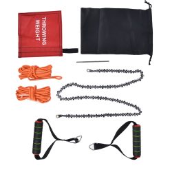 High Reach Hand Chain Saw 48inch Compact Portable Rope Saw for Outdoor Camping Hunting Backpacking 20 V1294 YM0523 3111220044211 05
