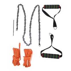 High Reach Hand Chain Saw 48inch Compact Portable Rope Saw for Outdoor Camping Hunting Backpacking 22 V1294 YM0523 3111220044211 07