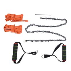 High Reach Hand Chain Saw 48inch Compact Portable Rope Saw for Outdoor Camping Hunting Backpacking 25 V1294 YM0523 3111220044211 10
