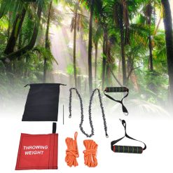High Reach Hand Chain Saw 48inch Compact Portable Rope Saw for Outdoor Camping Hunting Backpacking 26 V1294 YM0523 3111220044211 11