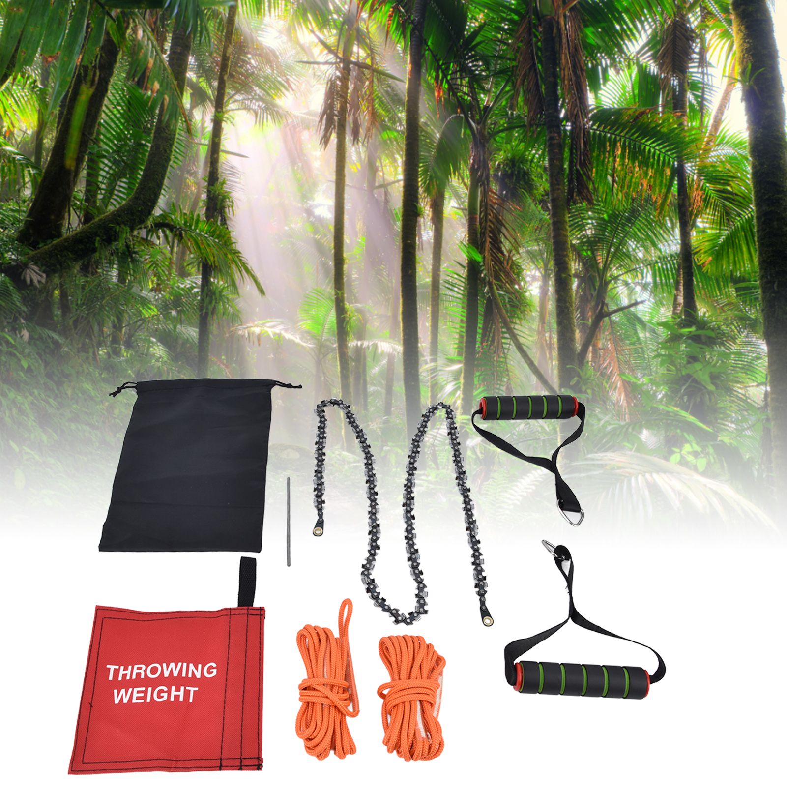 High Reach Hand Chain Saw 48inch Compact Portable Rope Saw for Outdoor Camping Hunting Backpacking 12 High Reach Hand Chain Saw 48inch Compact Portable Rope Saw for Outdoor Camping Hunting Backpacking - Image 12
