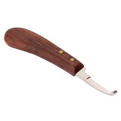 Alternative view of Steel Hoof Knife with Wooden Handle Pointed Cattle Livestock Hand Hoof Trimming Tool for FarmRight Hand