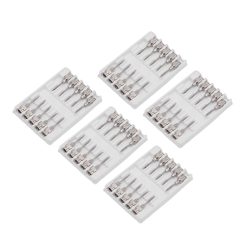 Poultry Injection Needles Stainless Steel Bovine Pig Injection Needle Cow Pig Injection Needle Accessories 12x15mm / 0.5x0.6in 19 V1294 YM0523 3111220111512 04