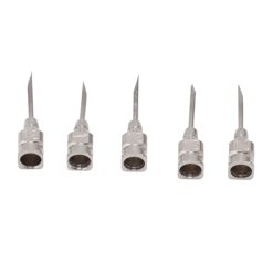 Poultry Injection Needles Stainless Steel Bovine Pig Injection Needle Cow Pig Injection Needle Accessories 12x15mm / 0.5x0.6in 21 V1294 YM0523 3111220111512 06