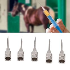 Poultry Injection Needles Stainless Steel Bovine Pig Injection Needle Cow Pig Injection Needle Accessories 12x15mm / 0.5x0.6in 26 V1294 YM0523 3111220111512 11