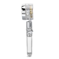 Propeller Shower Head Vortex Hydro Jet 360° Rotating Handheld with Pause Switch Filter G1/2 18 V1294 YM0523 3112220014511 03