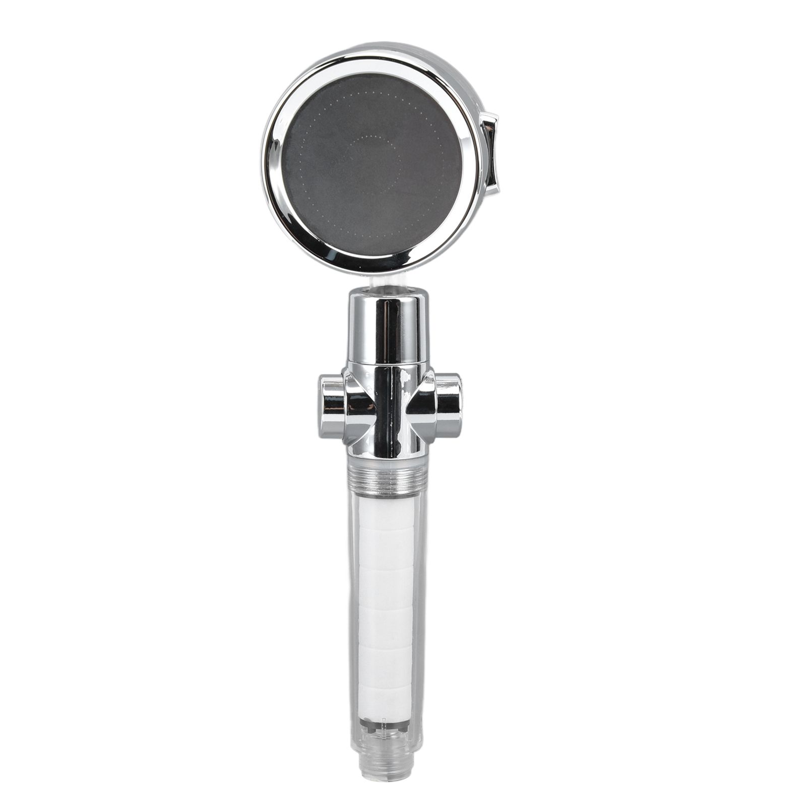 Propeller Shower Head Vortex Hydro Jet 360° Rotating Handheld with Pause Switch Filter G1/2 6 Propeller Shower Head Vortex Hydro Jet 360° Rotating Handheld with Pause Switch Filter G1/2 - Image 6