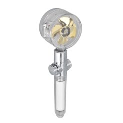 Propeller Shower Head Vortex Hydro Jet 360° Rotating Handheld with Pause Switch Filter G1/2 23 V1294 YM0523 3112220014511 08
