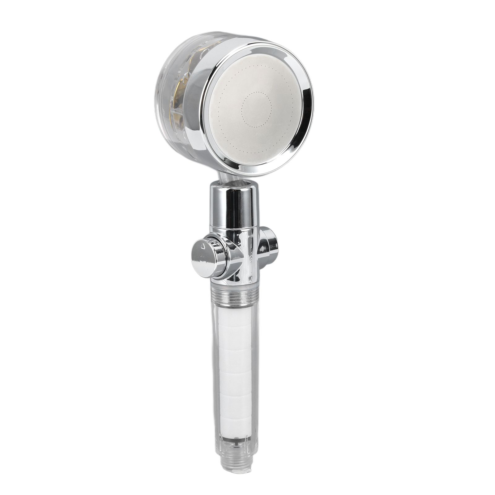 Propeller Shower Head Vortex Hydro Jet 360° Rotating Handheld with Pause Switch Filter G1/2 10 Propeller Shower Head Vortex Hydro Jet 360° Rotating Handheld with Pause Switch Filter G1/2 - Image 10