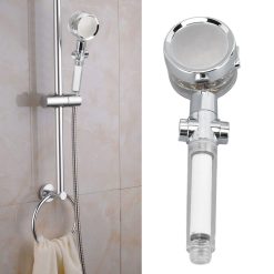 Propeller Shower Head Vortex Hydro Jet 360° Rotating Handheld with Pause Switch Filter G1/2 26 V1294 YM0523 3112220014511 11