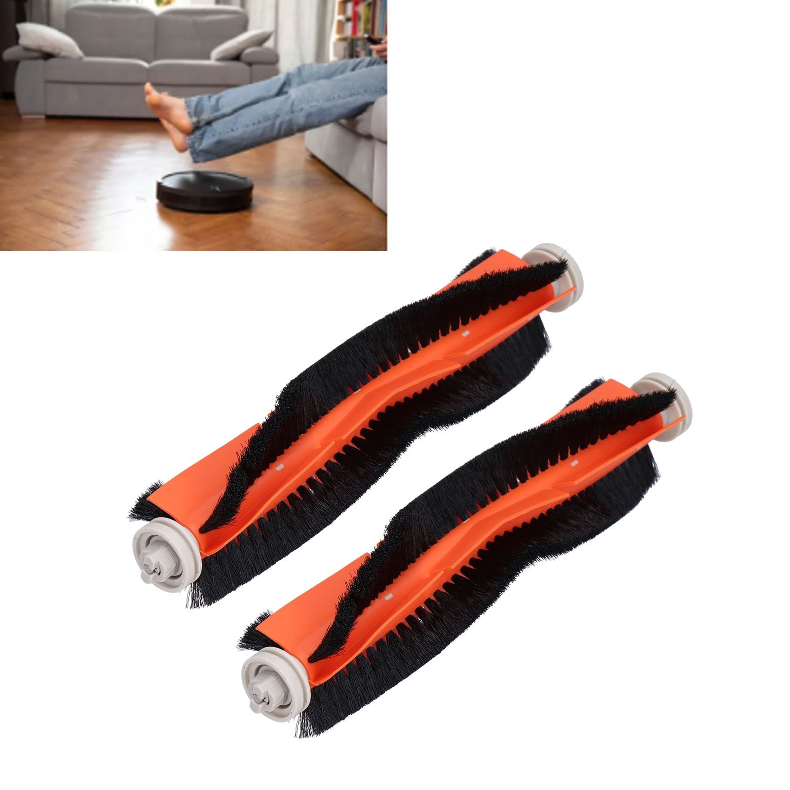 2Pcs Detachable Main Rolling Brush Replacement Fit for Xiaomi Mijia PRO Vacuum Cleaner 11 2Pcs Detachable Main Rolling Brush Replacement Fit for Xiaomi Mijia PRO Vacuum Cleaner - Image 11