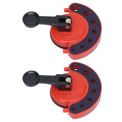 Alternative view of 2Pcs Hole Saw Guide Adjustable Multifunctional Easy Operation Premium ABS Rubber Tile Glass Hole Saw Bit Guide