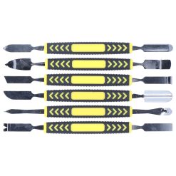 Alternative view of 6PCS Metal Spudger Dual Ends Pry Opening Spudger Laptop Mobile Phone Pry Tool for Household Repair