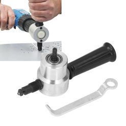 Double Head Metal Sheet Nibbler Cutter Portable Aluminium Alloy Electric Nibbler Cutting Tool 25 V1294 YM0523 3114210163111 10