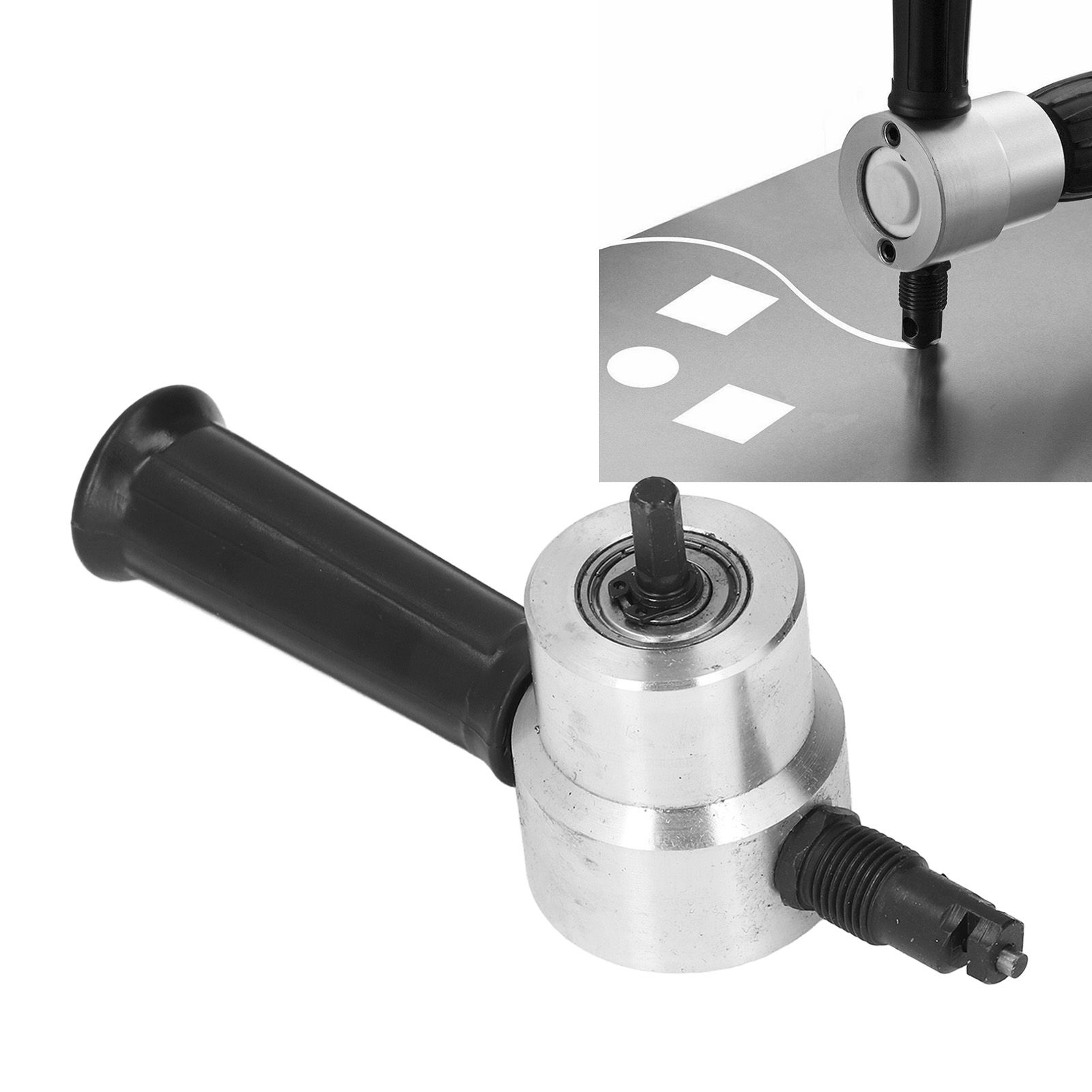 Double Head Metal Sheet Nibbler Cutter Portable Aluminium Alloy Electric Nibbler Cutting Tool 12 Double Head Metal Sheet Nibbler Cutter Portable Aluminium Alloy Electric Nibbler Cutting Tool - Image 12