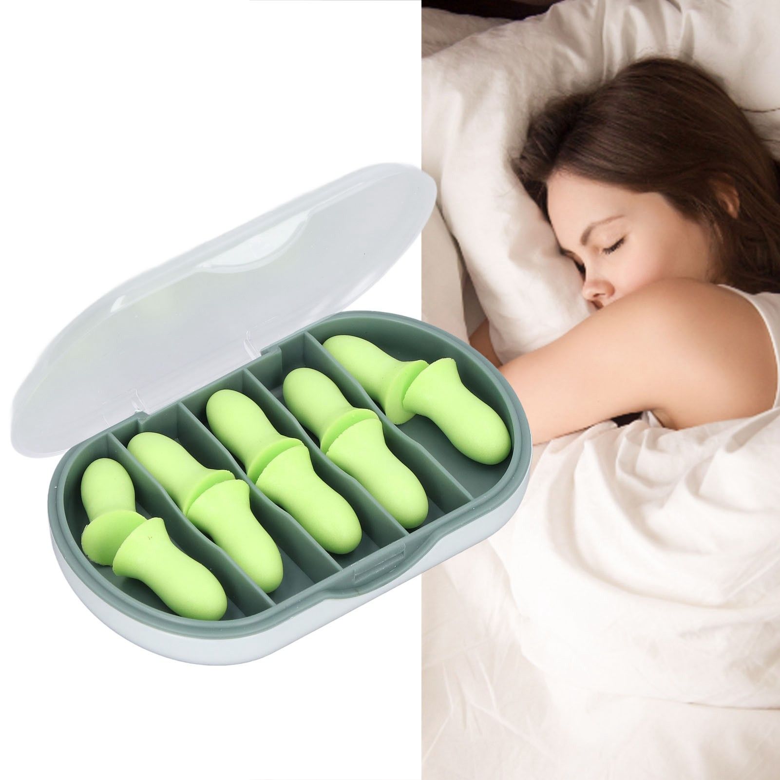 10Pcs Sleeping Ear Plugs Soft Comfortable Safe Sponge Excellent Sound Insulation High Elasticity Swimming Ear Plugs 12 10Pcs Sleeping Ear Plugs Soft Comfortable Safe Sponge Excellent Sound Insulation High Elasticity Swimming Ear Plugs - Image 12