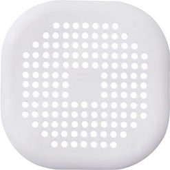 Sewer Floor Drain Net With Suction Cup Shower Drain Hair Cover Kitchen Bathroom Floor Drain PadWhite