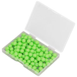 Alternative view of 100Pcs Push Pins Map Tacks Steel Plastic Decorative Marking Pins for Cork Boards 9.5x20mm Green