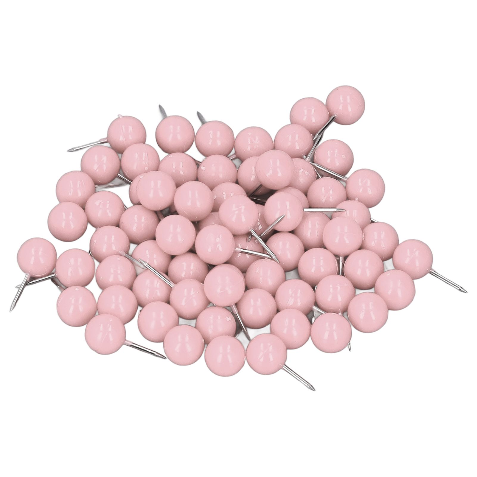 100Pcs Push Pins Map Tacks Steel Plastic Decorative Marking Pins for Cork Boards 9.5x20mm Pink 7 100Pcs Push Pins Map Tacks Steel Plastic Decorative Marking Pins for Cork Boards 9.5x20mm Pink - Image 7