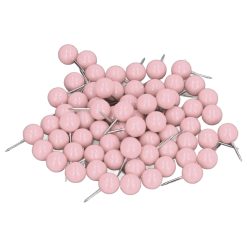 100Pcs Push Pins Map Tacks Steel Plastic Decorative Marking Pins for Cork Boards 9.5x20mm Pink 22 V1294 YM0523 3117220052714 07 1