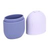Face Icer Pain Relief Nonslip Grip Durable Silicone Easy Operation Ice Face Mold for Face Massage Skin Care Purple