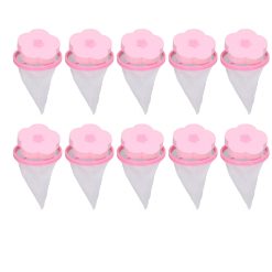 Washing Machine Filter Bag Floating Reusable Laundry Hair Mesh Remover for Pulsator Washer 10pcs Type A
