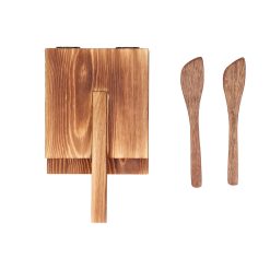 Alternative view of Tortilla Press Wood Multifunction Nonslip Wooden Handle Fine Workmanship Dough Pressing Tool
