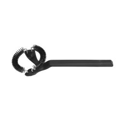 Alternative view of Coffee Machine Cleaning Brush Detachable Round Elbow Coffee Brush Short Handle Brew Head Cleaning Tools 58mm 21x7.8cm